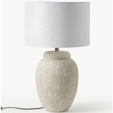 Lampada da tavolo grande con base in ceramica Bodhi