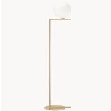 Lampada da terra in vetro soffiato con luce regolabile IC Lights