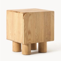 Comodino in legno di quercia Cadi