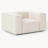 Poltrona in misto lino Lennon