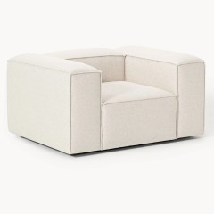Poltrona in misto lino Lennon