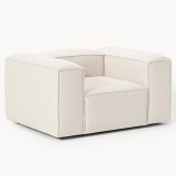 Poltrona in misto lino Lennon