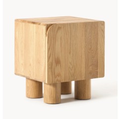 Comodino in legno di quercia Cadi